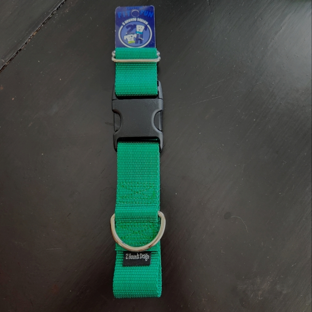 Green Dog collar